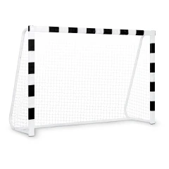 Bramka do piłki nożnej 300 x 200 x 120 cm NS-465 czarno-biała
