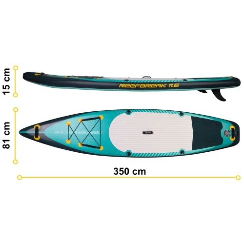  Deska SUP Reefbreak 350 x 81 x 15 cm Neo-Sport 170303