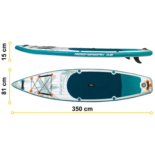 Deska SUP Reefbreak 350 x 81 x 15 cm Neo-Sport 170305