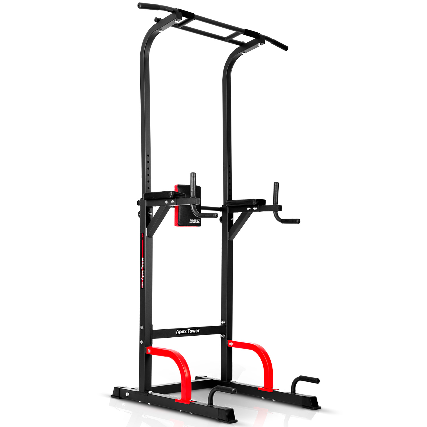 Drążek do podciągania dipów wolnostojący stabilny udźwig 150 kg Neo-Sport 130200