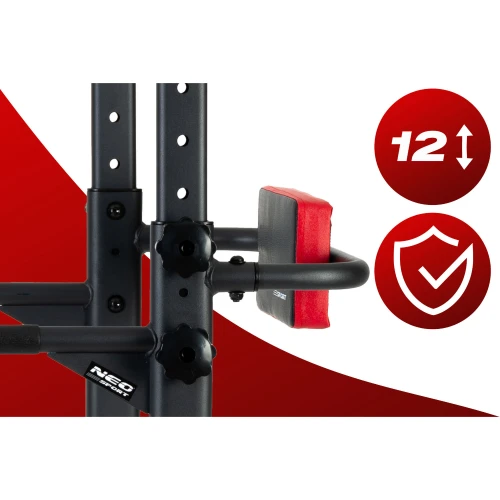 Drążek do podciągania wolnostojący stabilny udźwig 100 kg Neo-Sport 130300