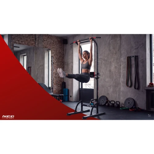 Drążek do podciągania wolnostojący stabilny udźwig 100 kg Neo-Sport 130300