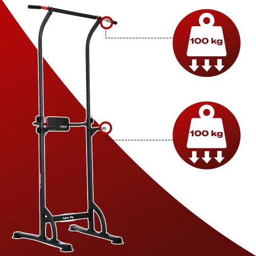 Drążek do podciągania wolnostojący stabilny udźwig 100 kg Neo-Sport 130300