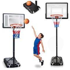 Kosz do koszykówki 150-210cm regulowany duży stabilny wolnostojący Neo-Sport NS-280