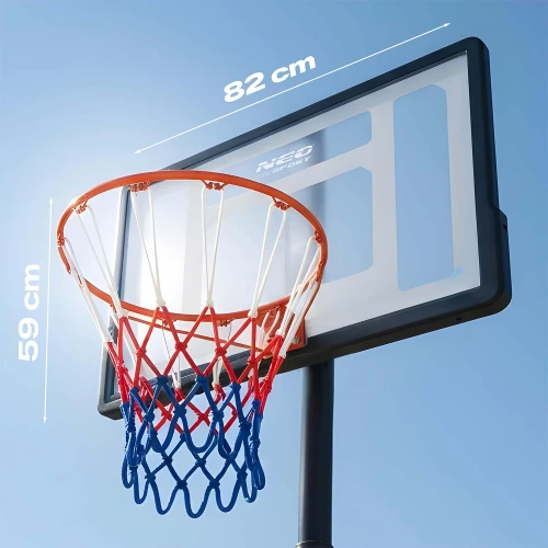 Kosz do koszykówki 150-210cm regulowany duży stabilny wolnostojący Neo-Sport NS-280
