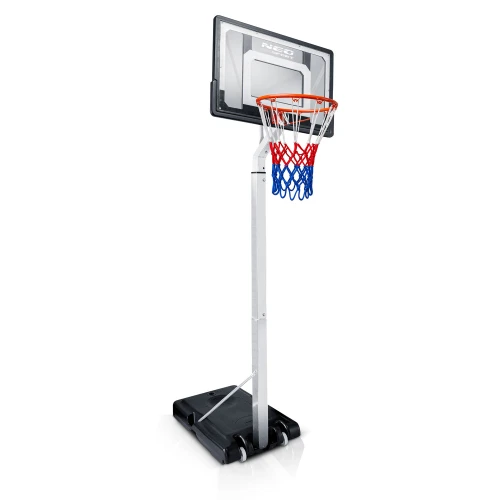 Kosz do koszykówki 150-260cm regulowany wolnostojący stabilny mobilny Neo-Sport NS-281