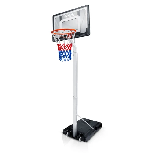 Kosz do koszykówki 150-260cm regulowany wolnostojący stabilny mobilny Neo-Sport NS-281