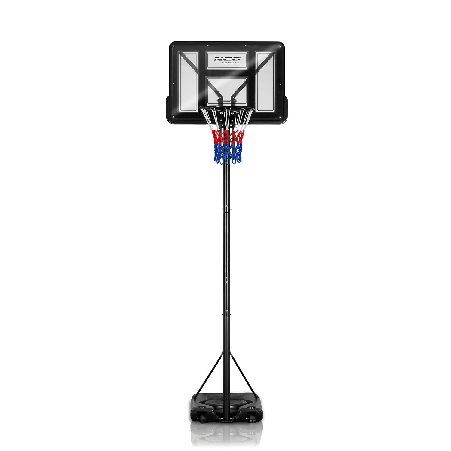 Kosz do koszykówki regulowany 170-305cm stabilny duży Neo-Sport NS-283