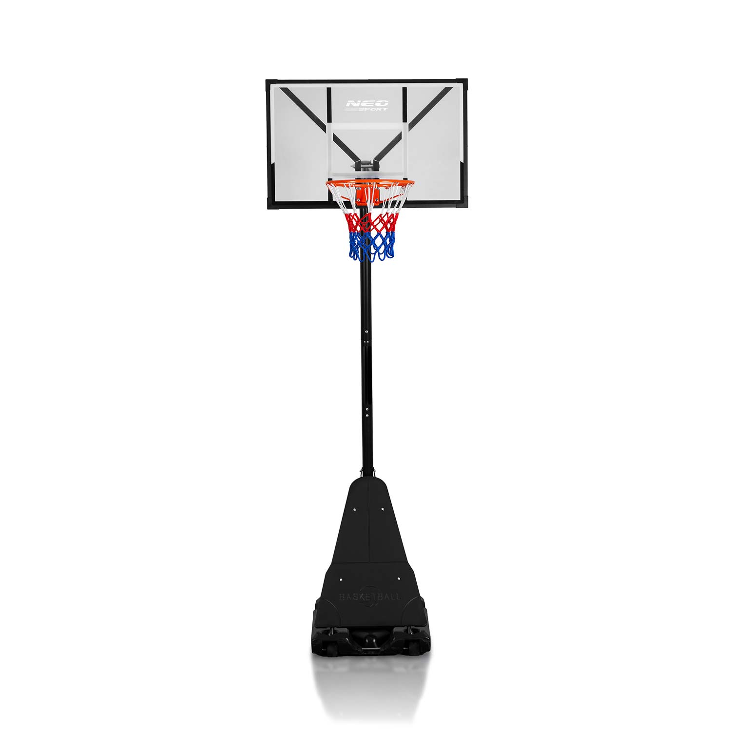 Kosz do koszykówki regulowany 160-305cm stabilny duży Neo-Sport NS-284