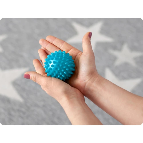Piłka do masażu i fitness 7,5cm NS-957 niebieska 