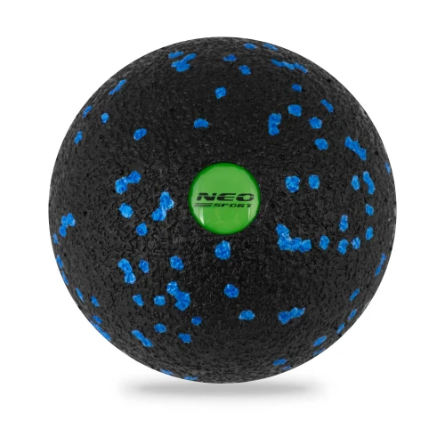 Piłka do masażu i fitness NS-965 czarno-niebieska