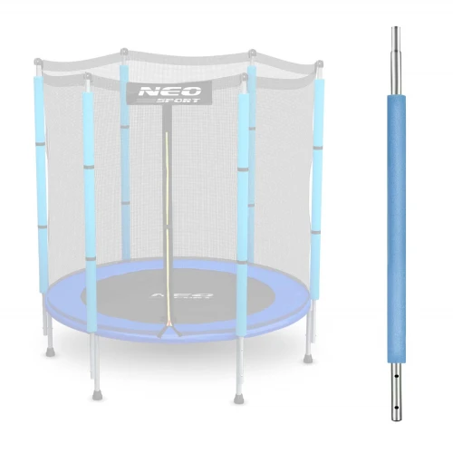 Słupek dolny do trampoliny z siatką zewnętrzną 4,5 ft niebieski Neo-Sport