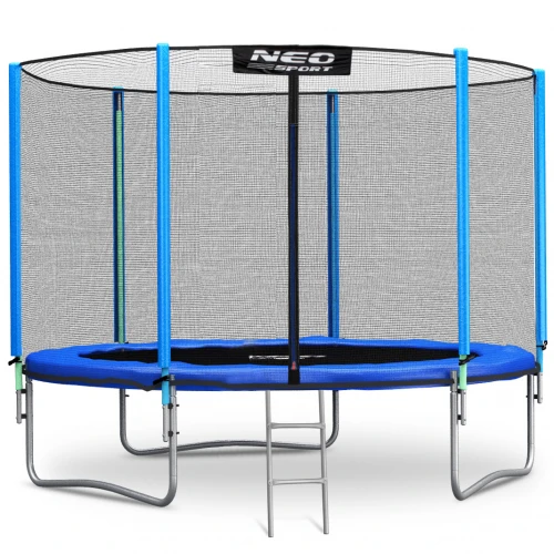 Trampolina ogrodowa 10ft/312cm z siatką zewnętrzną i drabinką Neo-Sport