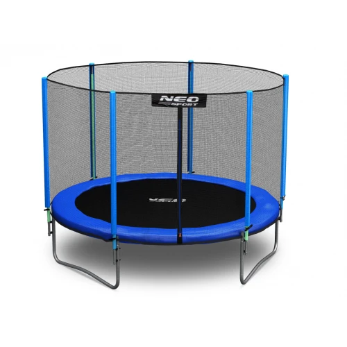 Trampolina ogrodowa 10ft/312cm z siatką zewnętrzną i drabinką Neo-Sport