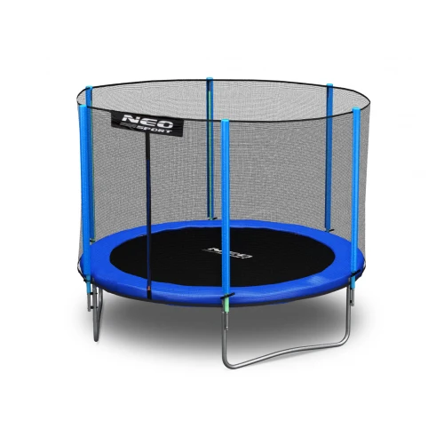 Trampolina ogrodowa 10ft/312cm z siatką zewnętrzną i drabinką Neo-Sport