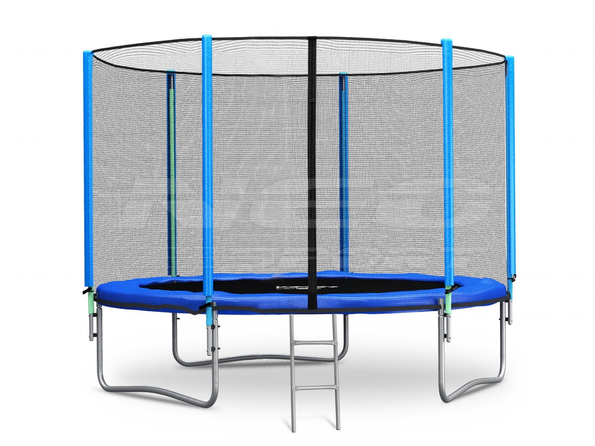Trampolina ogrodowa 10ft/312cm z siatką zewnętrzną i drabinką Neo-Sport
