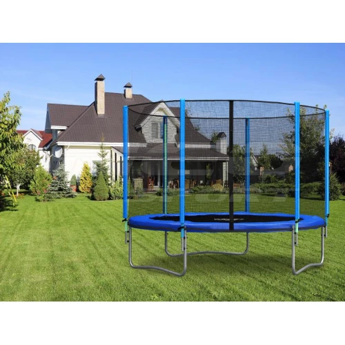 Trampolina ogrodowa 10ft/312cm z siatką zewnętrzną i drabinką Neo-Sport