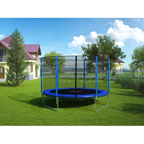 Trampolina ogrodowa 10ft/312cm z siatką zewnętrzną i drabinką Neo-Sport