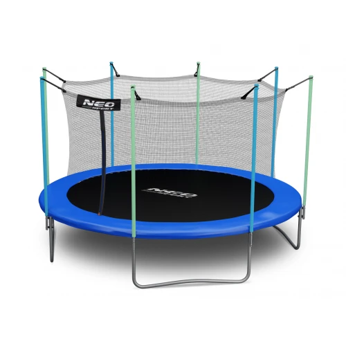 Trampolina ogrodowa 12ft/374cm z siatką wewnętrzną i drabinką Neo-Sport
