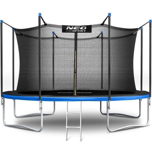 Trampolina ogrodowa 13ft/404cm z siatką wewnętrzną i drabinką Neo-Sport