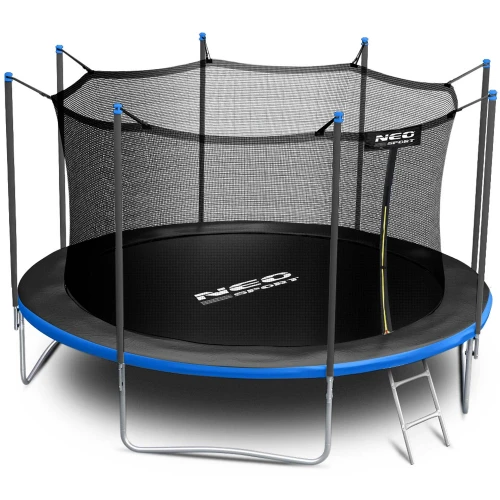 Trampolina ogrodowa 15ft/465cm z siatką wewnętrzną i drabinką Neo-Sport