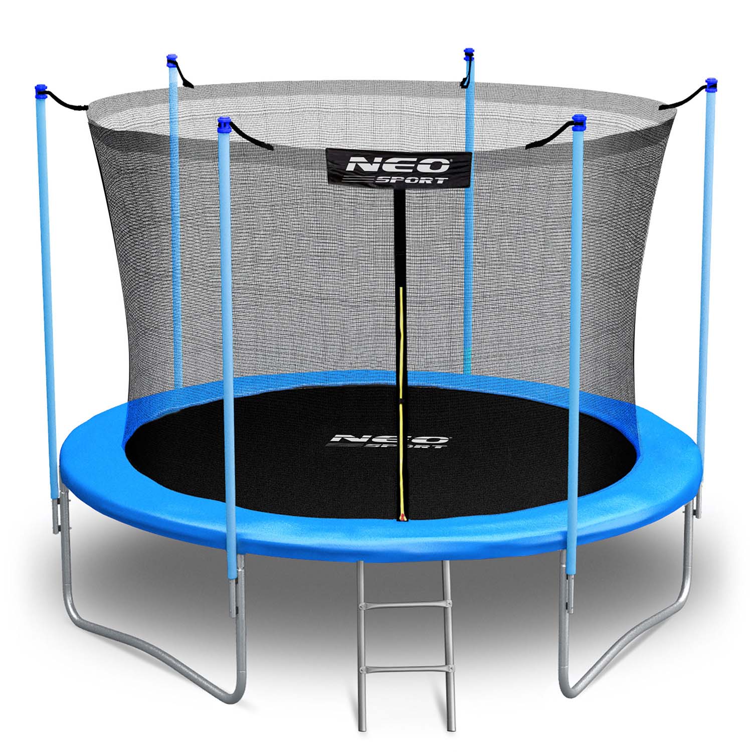 Trampolina ogrodowa 6ft/183cm z siatką wewnętrzną i drabinką Neo-Sport