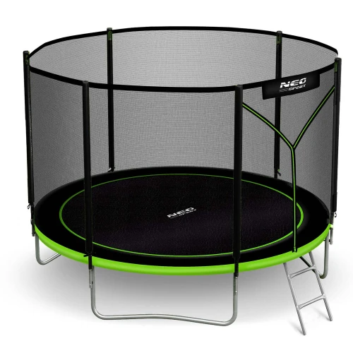 Trampolina ogrodowa 8ft/252cm z siatką zewnętrzną i drabinką Neo-Sport