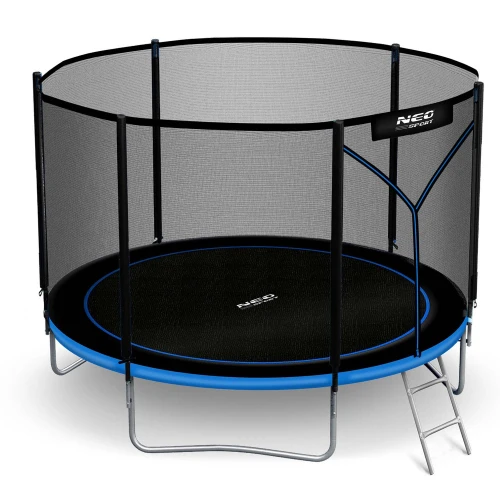 Trampolina ogrodowa 8ft/252cm z siatką zewnętrzną i drabinką Neo-Sport