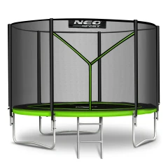 Trampolina ogrodowa 8ft/252cm z siatką zewnętrzną i drabinką Neo-Sport
