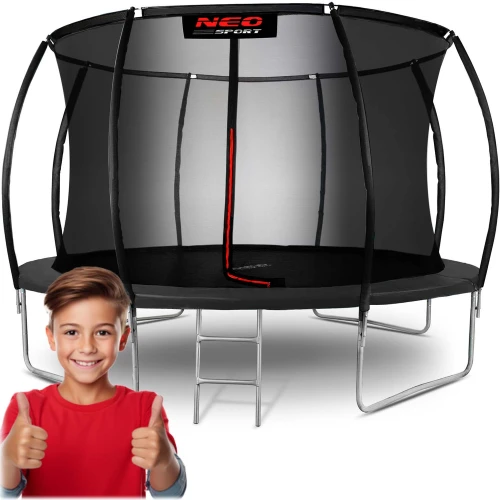 Trampolina ogrodowa profilowana 14ft/435cm z siatką wewnętrzną Neo-Sport