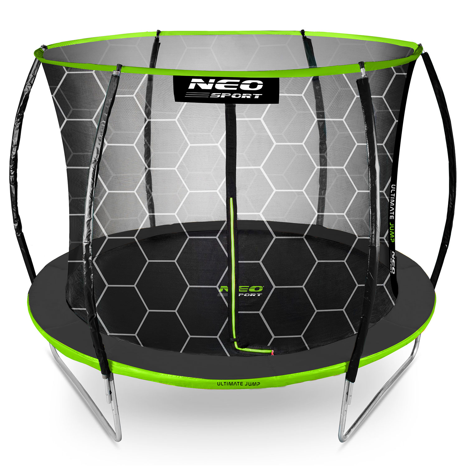 Trampolina ogrodowa profilowana 10ft/312cmz siatką wewnętrzną Neo-Sport