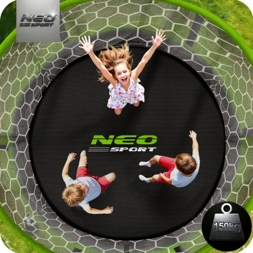 Trampolina ogrodowa profilowana 10ft/312cmz siatką wewnętrzną Neo-Sport