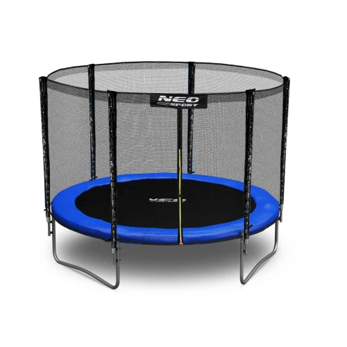 Trampolina ogrodowa 8ft/252cm z siatką zewnętrzną i drabinką Neo-Sport