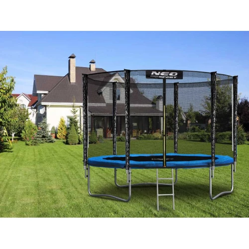 Trampolina ogrodowa 8ft/252cm z siatką zewnętrzną i drabinką Neo-Sport